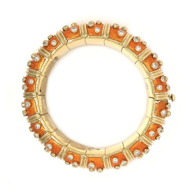 Tiffany \u0026 Co. Orange An Enamel and 